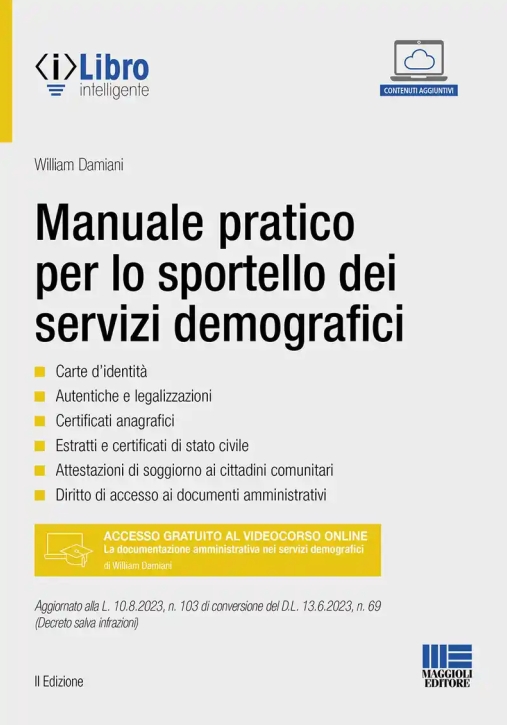 Immagine 0 di Manuale Pratico Sportello Serv.demograf.