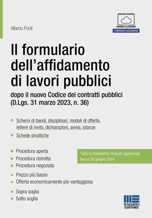 Immagine 0 di Formulario Affidamento Lavori Pubblici