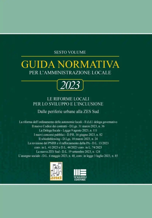 Immagine 0 di Guida Normativa Vi Vol. 2023 Amm.locale