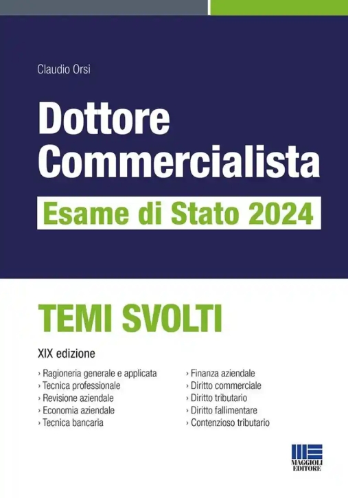 Immagine 0 di Esame Dottore Commercialista Temi 2024