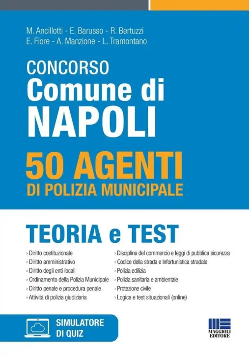 Immagine 0 di 50 Agenti Polizia Municipale - Comune Napoli - Teoria + Test