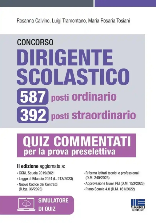 Immagine 0 di Dirigente Scolastico Quiz Comment.2024