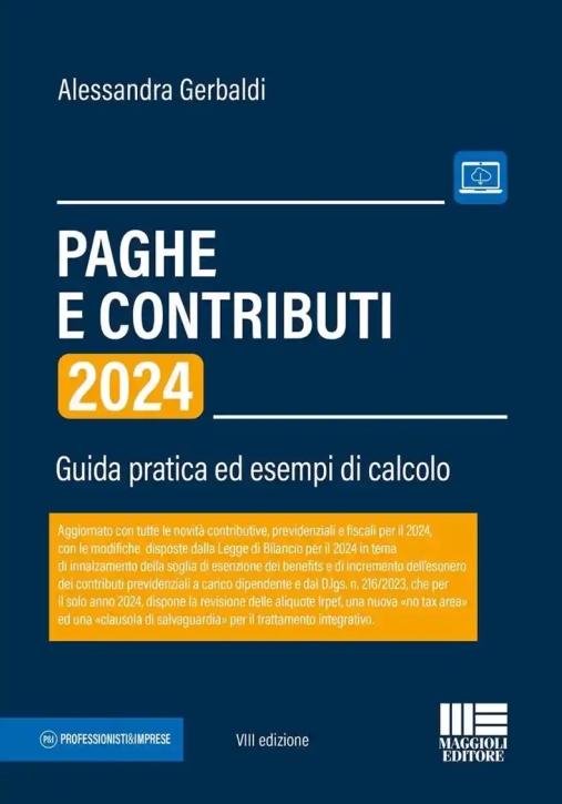 Immagine 0 di Paghe E Contributi 2024 8ed.