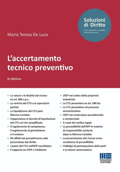 Immagine 0 di Accertamento Tecnico Preventivo 3ed.