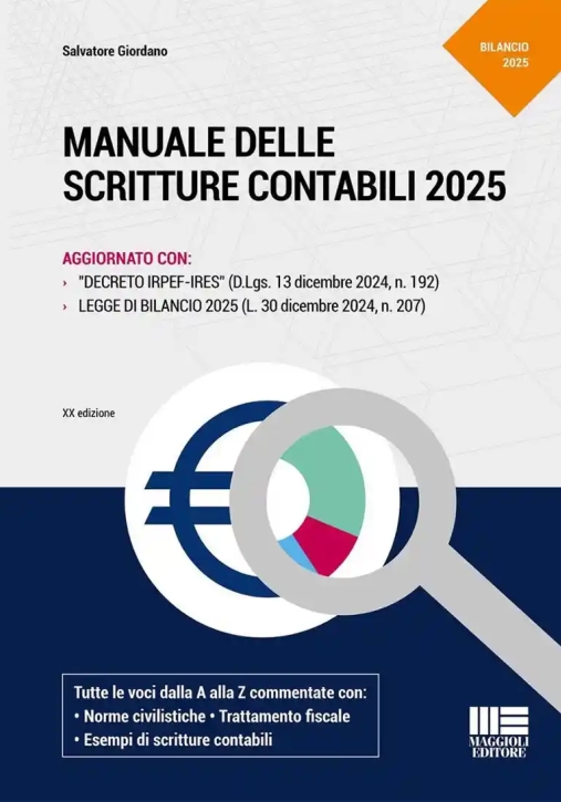 Immagine 0 di Manuale Delle Scritture Contabili 2025