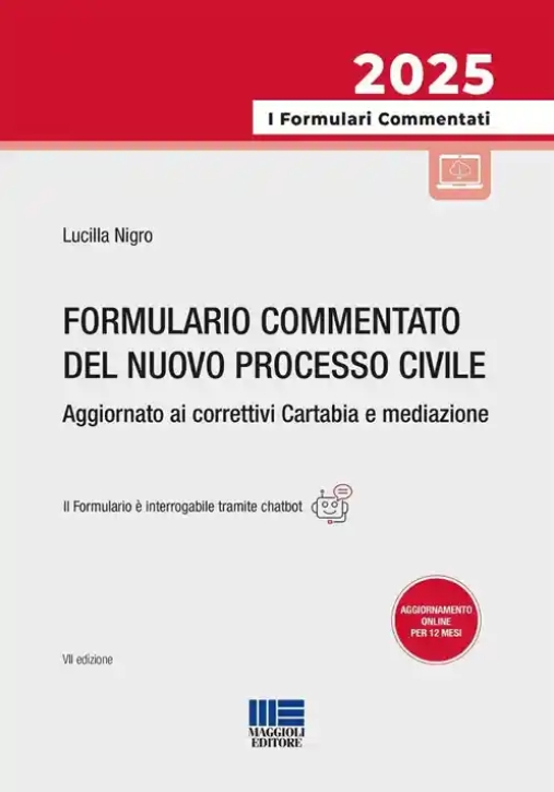 Immagine 0 di Formulario Commentato - Nuovo Processo Civile 2025