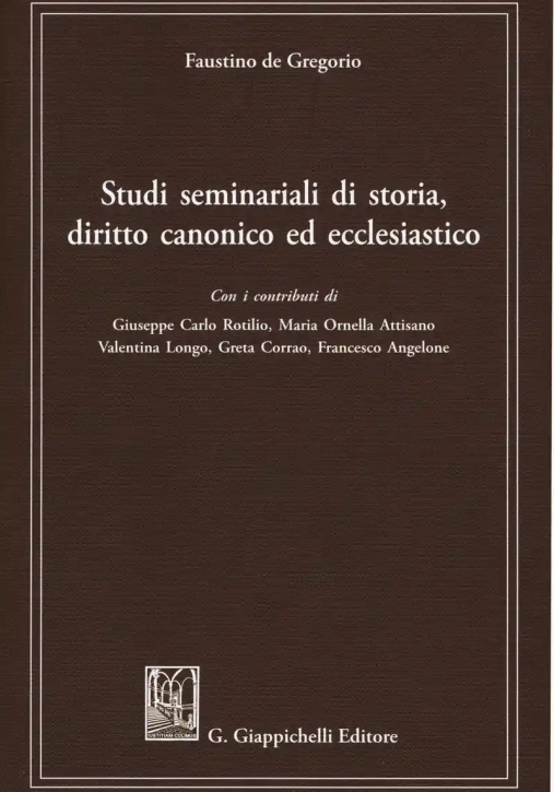 Immagine 0 di Studi Seminariali Di Storia Di