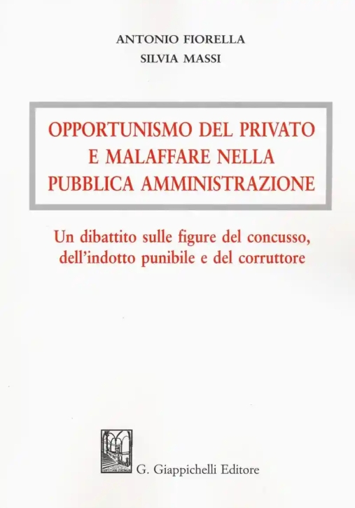 Immagine 0 di Opportunismo Del Privato E Mal