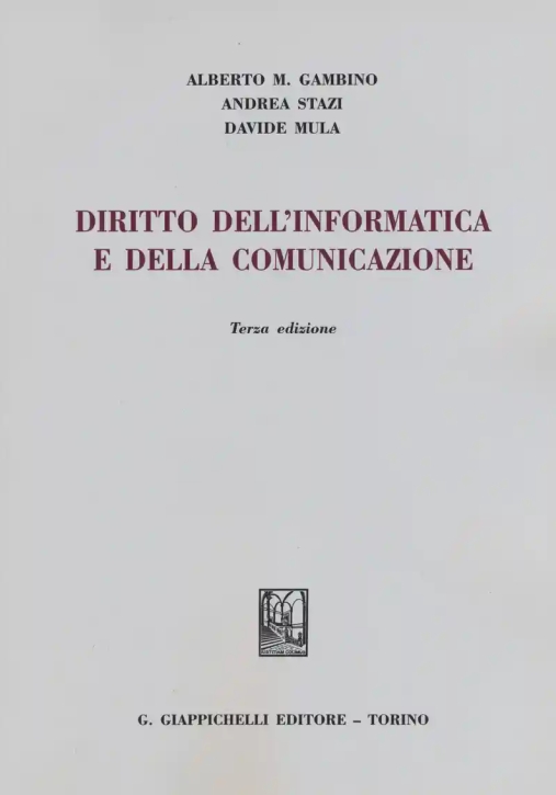 Immagine 0 di Diritto Dell'informatica