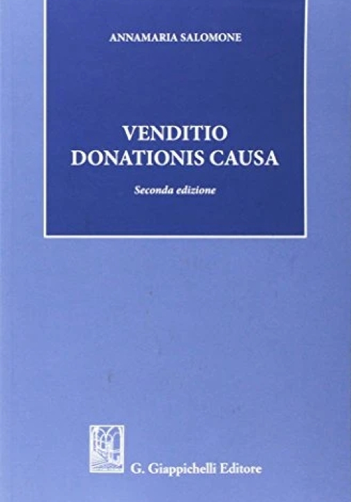 Immagine 0 di Venditio Donationis Causa