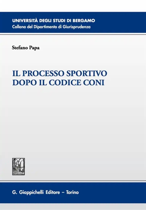 Immagine 0 di Processo Sportivo Dopo Codice Coni