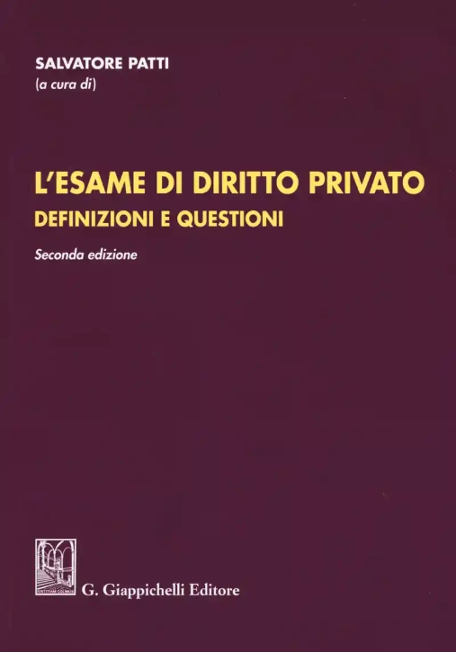 Immagine 0 di Esame Diritto Privato