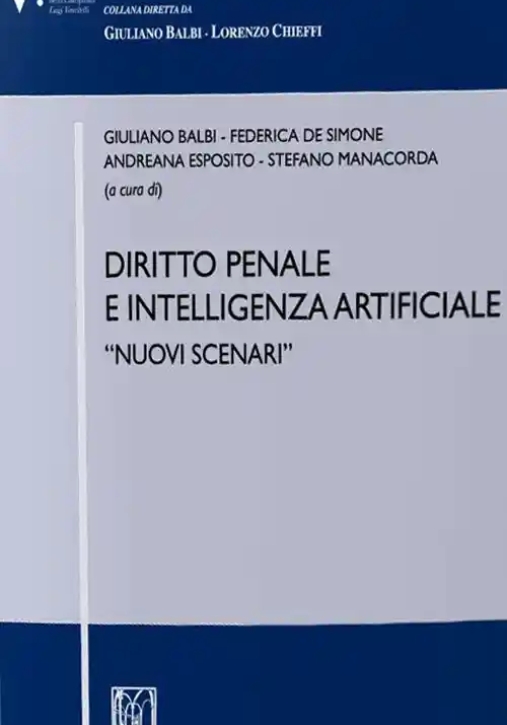 Immagine 0 di Diritto Penale Intelligenza Artificiale