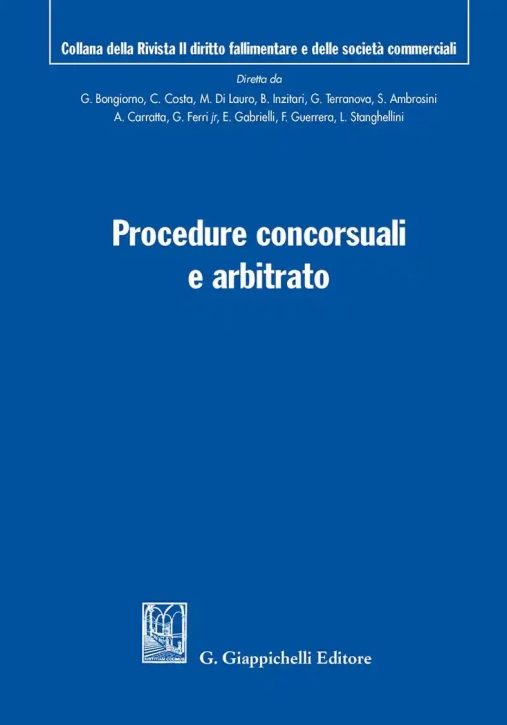 Immagine 0 di Procedure Concorsuali E Arbit.