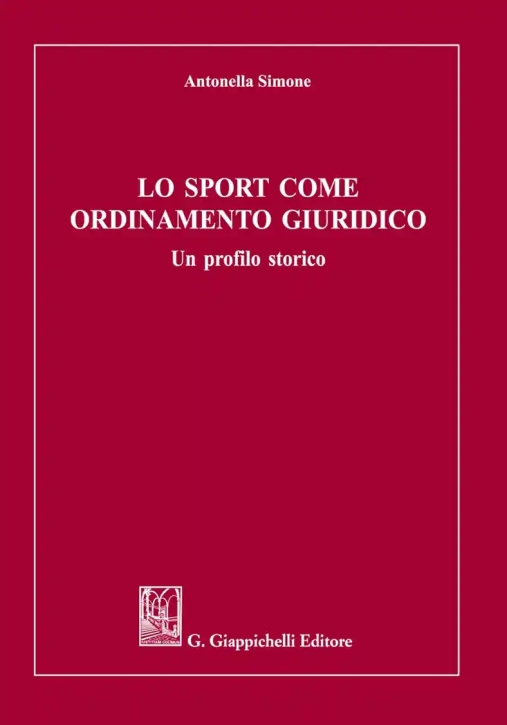 Immagine 0 di Sport Ordinamento Giuridico