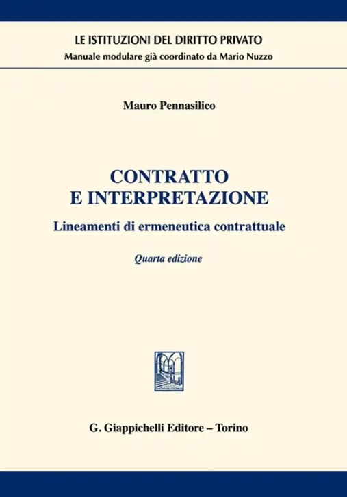 Immagine 0 di Contratto E Interpretazione 4ed.