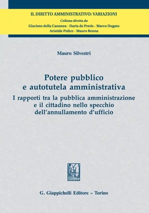 Immagine 0 di Potere Pubblico Autotutela Amministrat.