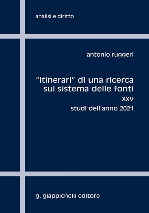 Immagine 0 di Itinerari Ricerca Sist.fonti Xxv