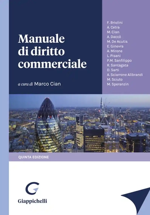 Immagine 0 di Manuale Diritto Commerciale 5ed.