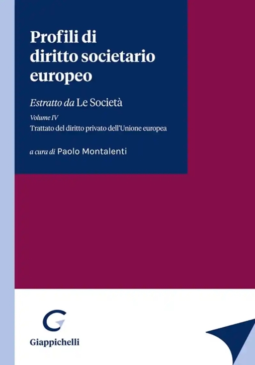 Immagine 0 di Profili Dir.societario Europeo Estratto