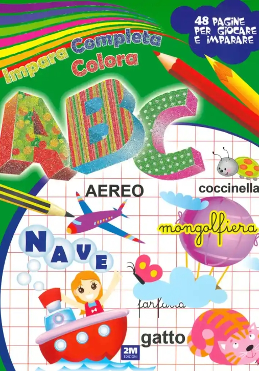 Immagine 0 di Impara Completa E Colora Le Lettere