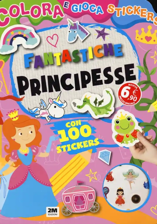 Immagine 0 di Principesse. Trendy Model. Colora Gioca Stickers. Ediz. A Colori (le)