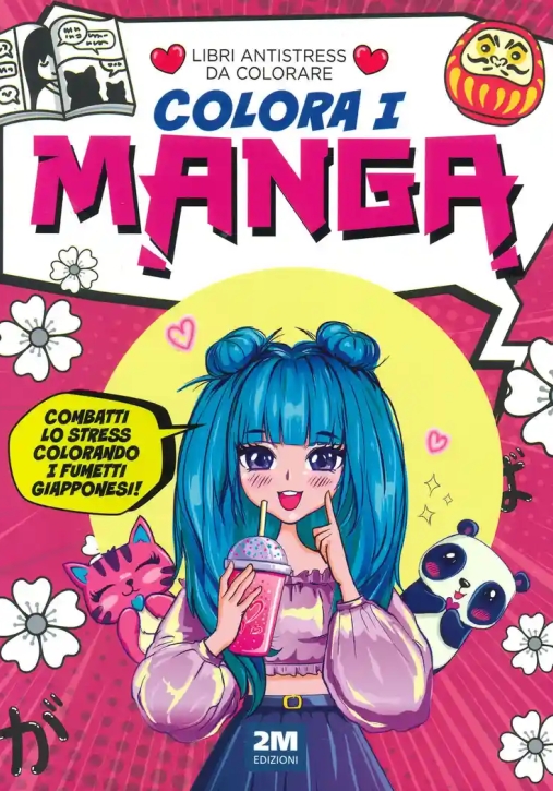 Immagine 0 di Colora I Manga. Libri Antistress Da Colorare. Ediz. Illustrata