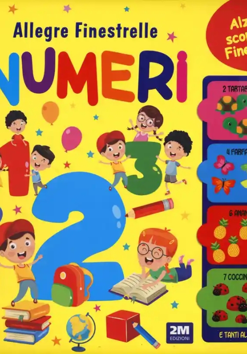 Immagine 0 di Numeri. Allegre Finestrelle. Board Books. Ediz. Illustrata