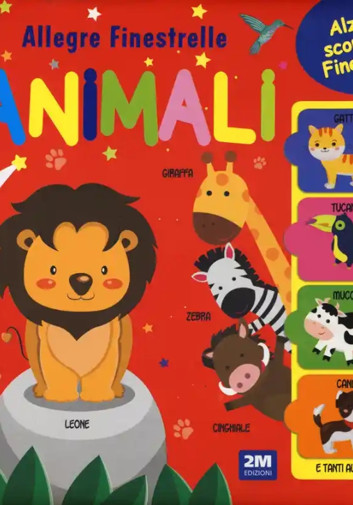 Immagine 0 di Animali. Allegre Finestrelle. Board Books. Ediz. Illustrata