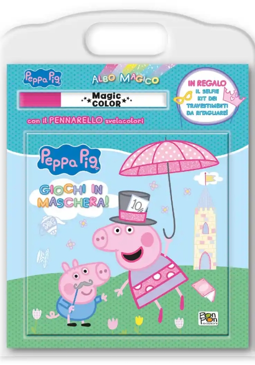 Immagine 0 di Giochi In Maschera. Peppa Pig. Albo Magico. Ediz. A Colori. Con Pennarello Svelacolori