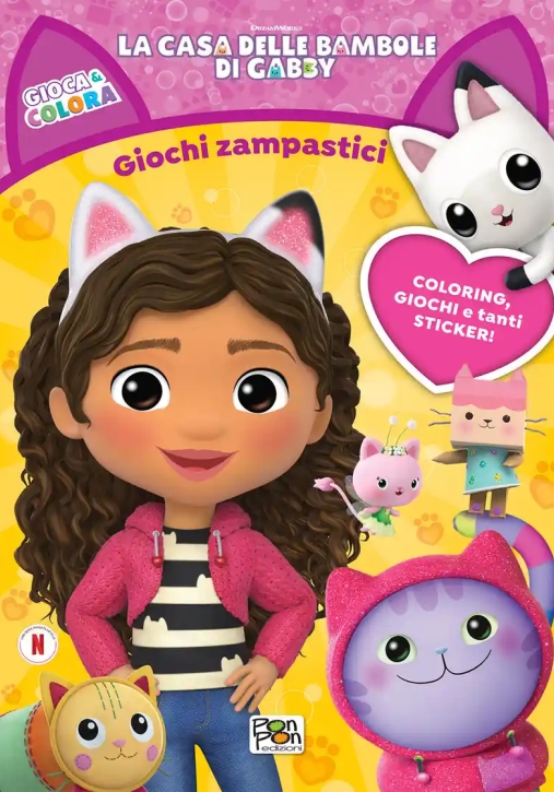 Immagine 0 di Giochi Gattastici. Activity Book. Gabby's Dollhouse. Ediz. A Colori