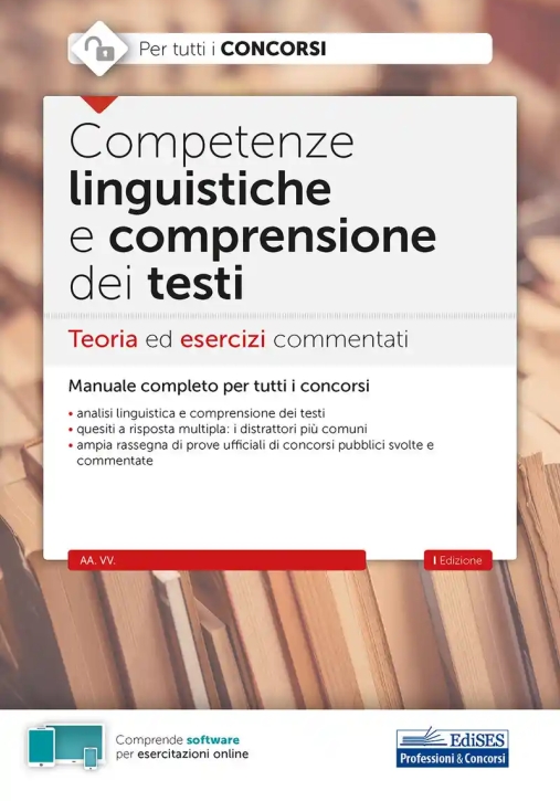 Immagine 0 di Competenze Linguistiche E Comprensione Dei Testi - Teoria Ed Esercizi