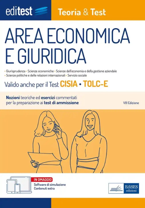 Immagine 0 di Area Economica E Giuridica - Teoria + Test