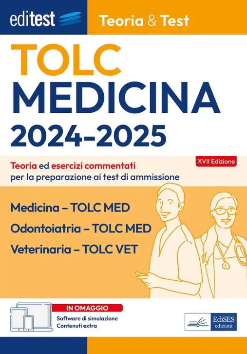 Immagine 0 di Medicina, Odontoiatria, Veterinaria Tolc-med + Tolc-vet - Manuale Di Teo