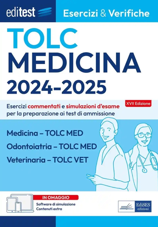 Immagine 0 di Medicina, Odontoiatria, Veterinaria Tolc-med + Tolc-vet - Esercizi