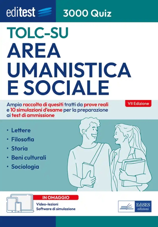 Immagine 0 di Area Umanistica E Sociale - Tolc - 3000 Quiz