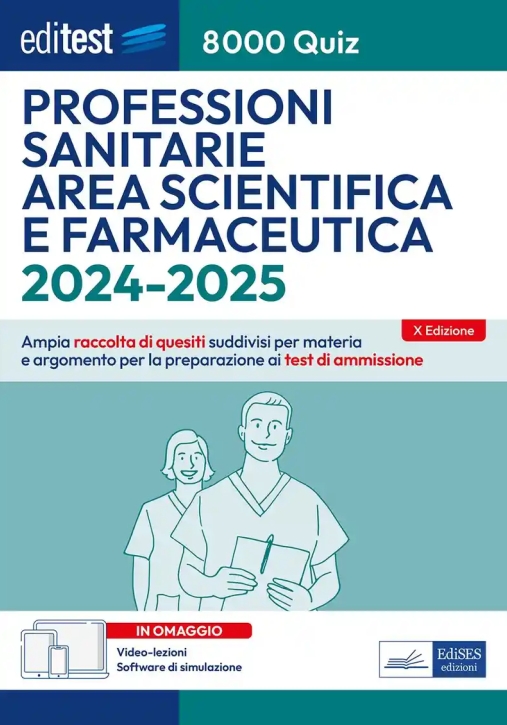 Immagine 0 di Professioni Sanitarie - Area Scientifica E Farmaceutica - 8000 Quiz