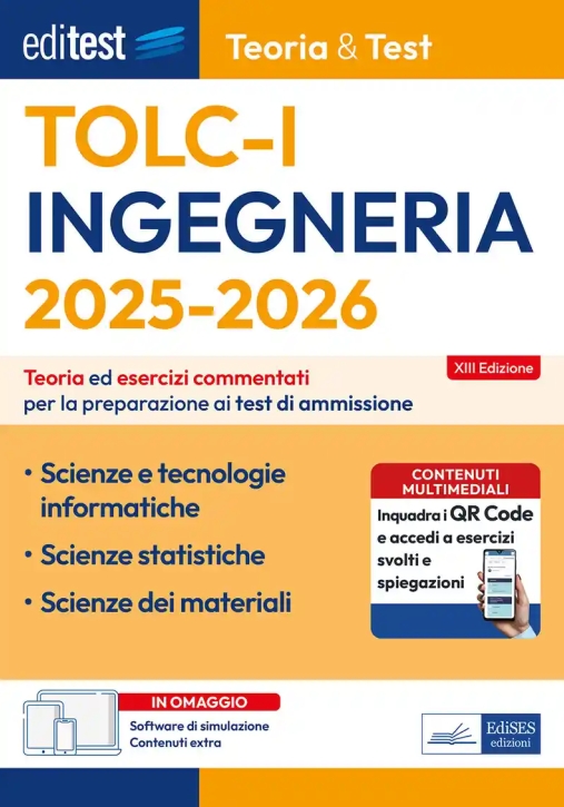 Immagine 0 di Tolc-i Ingegneria - Teoria