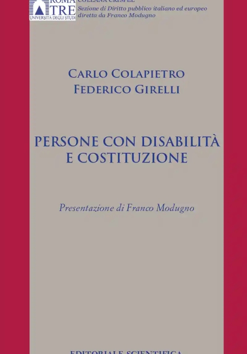 Immagine 0 di Persone Con Disabilita' E Costituzione