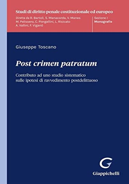 Immagine 0 di Post Crimen Patratum