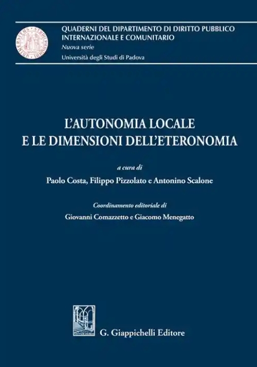 Immagine 0 di Autonomia Locale Dimensioni Eteronomia