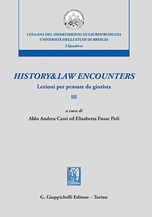 Immagine 0 di History&law Encounters