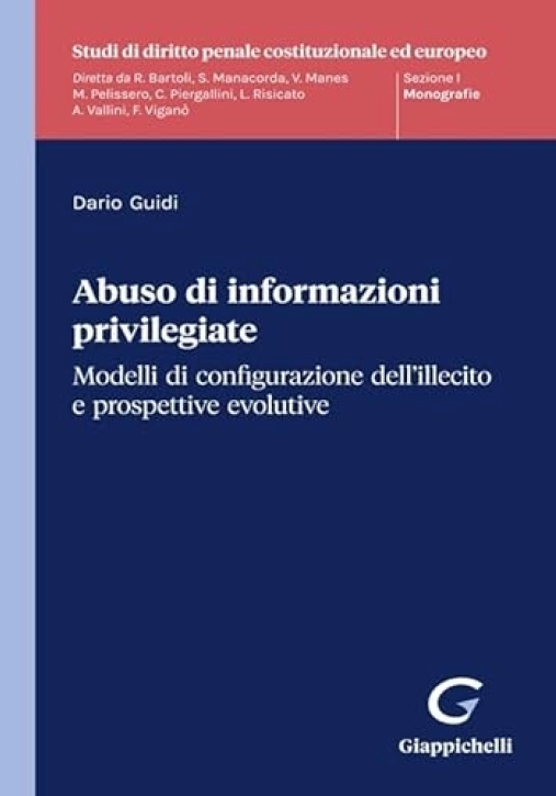 Immagine 0 di Abuso Di Informazioni Privilegiate