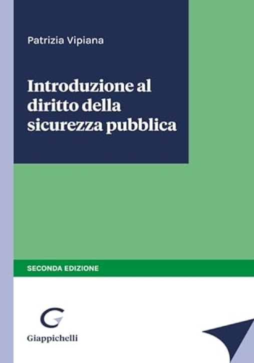 Immagine 0 di Introduzione Diritto Sicurezza Pubblica