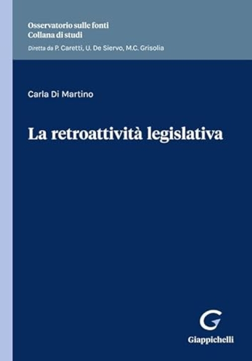 Immagine 0 di Retroattivita' Legislativa