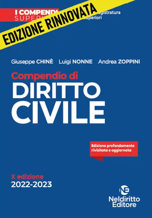 Immagine 0 di Compendio Diritto Civile 202223 Super.