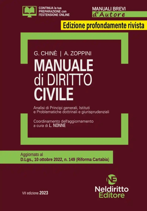 Immagine 0 di Manuale Breve Diritto Civile 2023