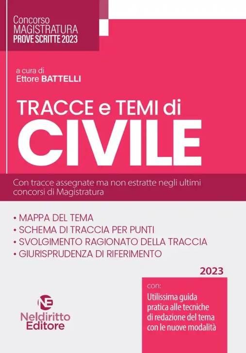 Immagine 0 di Tracce Temi Civile 2023 Magistratura