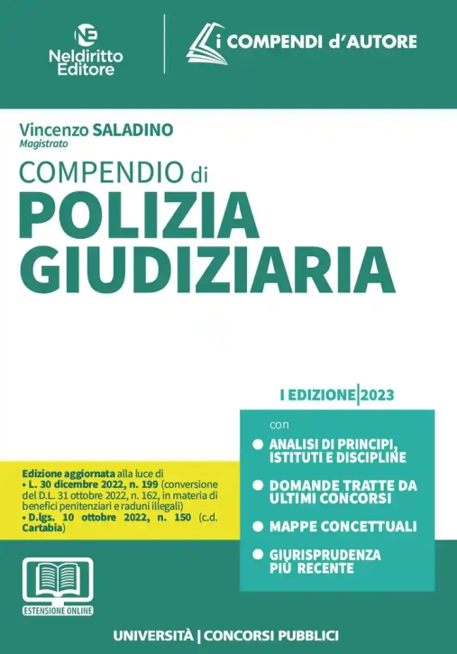 Immagine 0 di Compendio Polizia Giudiziaria 2023