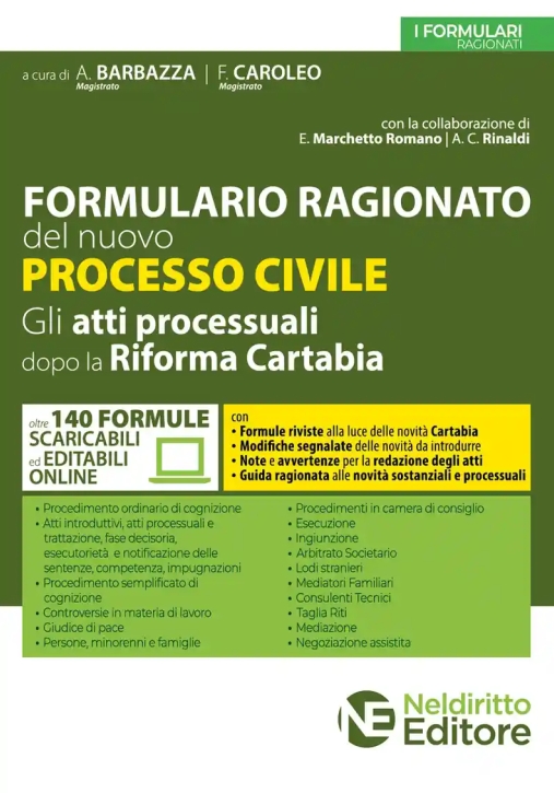 Immagine 0 di Formulario Ragionato Nuovo Pro